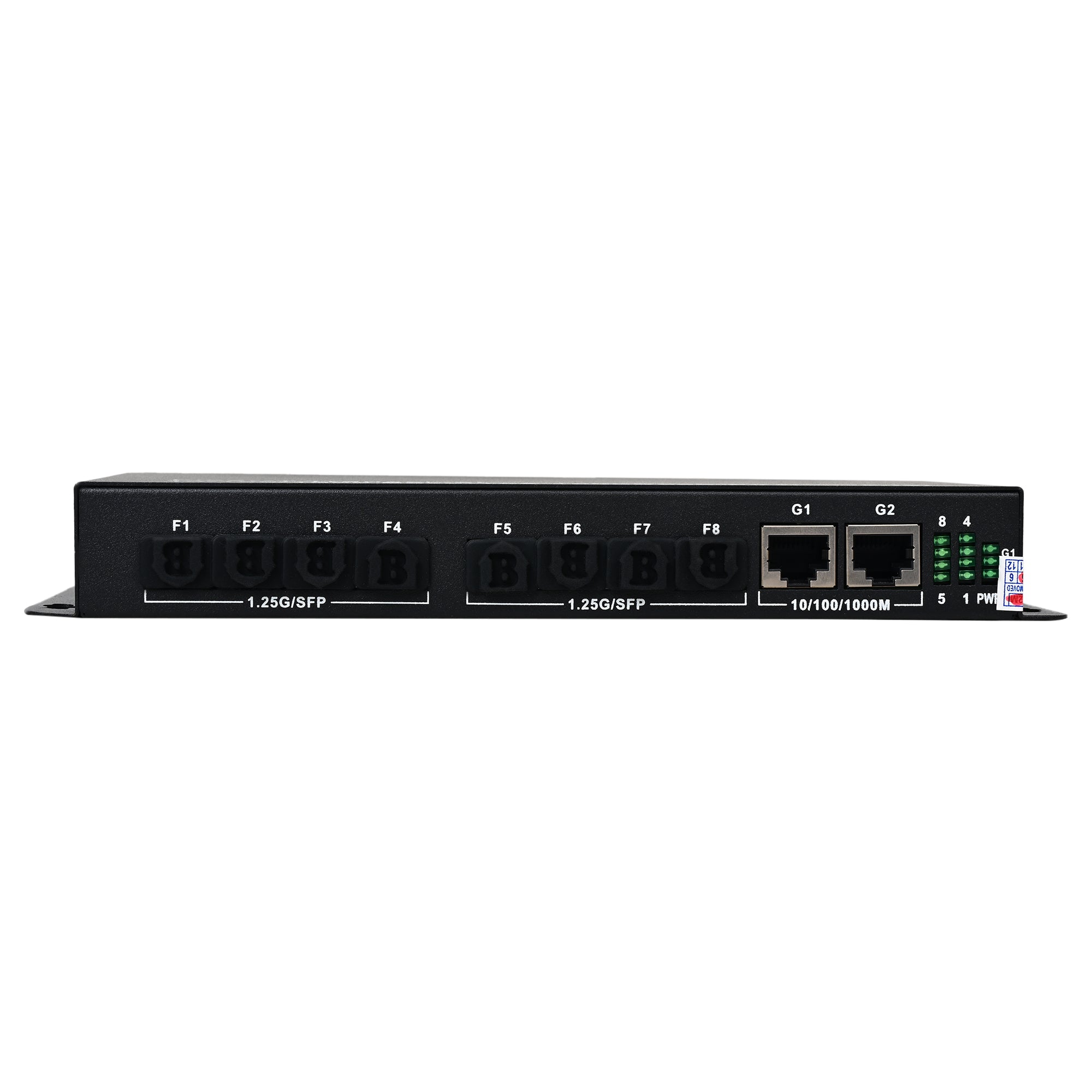 BOXNUBE 8 Port Fiber Unmanaged Switch with 8 x 1G SFP Ports and 2 x Gigabit Uplink RJ45 Ports | Ideal for IP Cameras, IP Phones, Access Points BOXNUBE 8 Port Fiber Unmanaged Switch with 8 x 1G SFP Ports and 2 x Gigabit Uplink RJ45 Ports | Ideal for IP Cameras, IP Phones, Access Points
